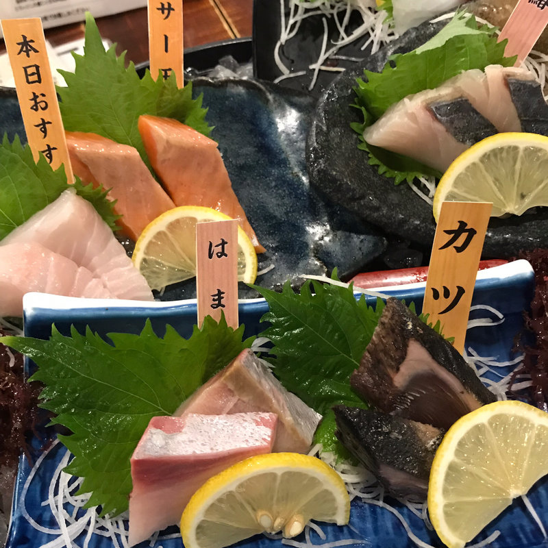 刺身盛合せ(炉端かば 米子空港ターミナル店)