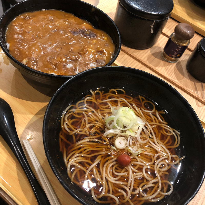満腹カレーライス そばセット(小諸そば 水道橋店 )