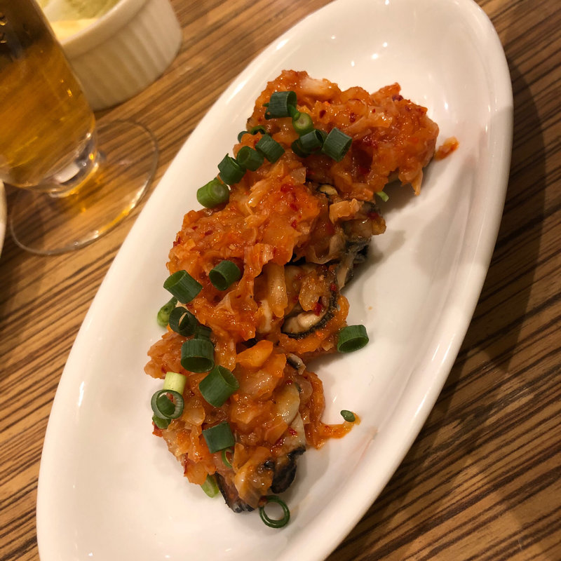 オイスター キムチ(オイスター テーブル 銀座コリドー店 （Oyster Table）)