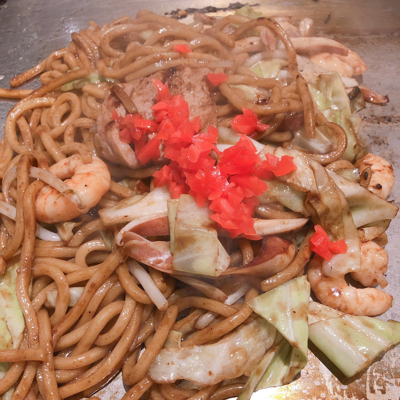 源氏ミックス焼きそば(神戸源氏 ミント神戸店)