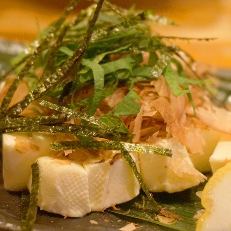 クリームチーズのおかか和え(焼鳥高宮 本店)