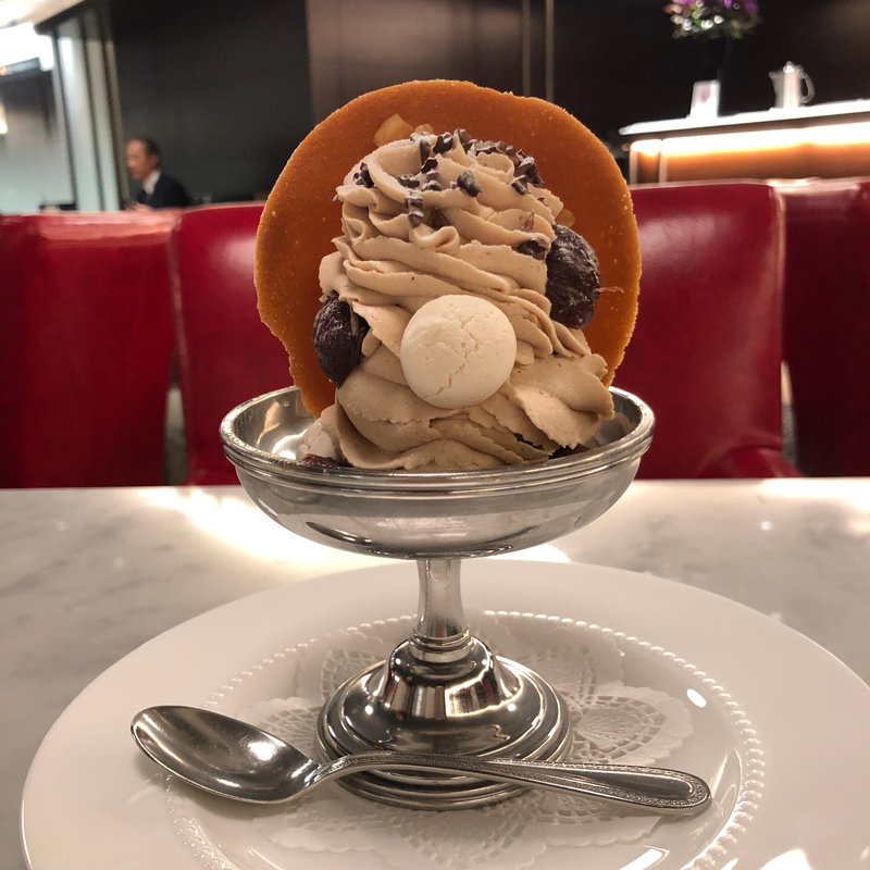 マロンクリームパフェ(リジーグ 伊勢丹新宿店)