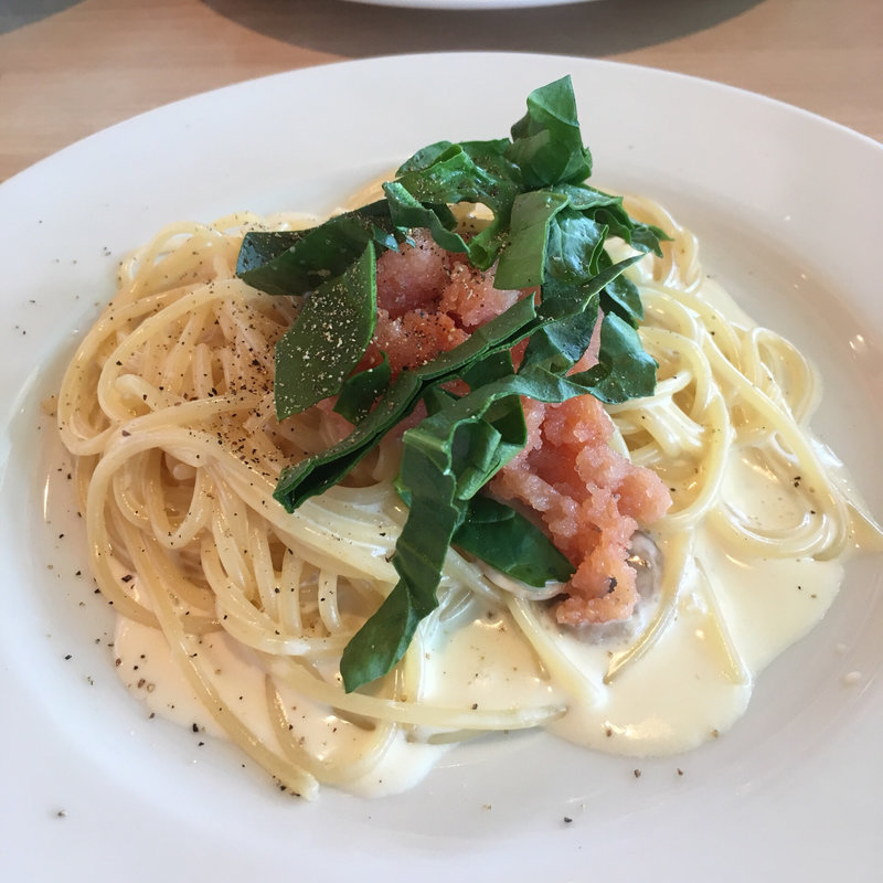 ほうれん草と明太クリームパスタ(イルフォルノ マリノアシティ店 )