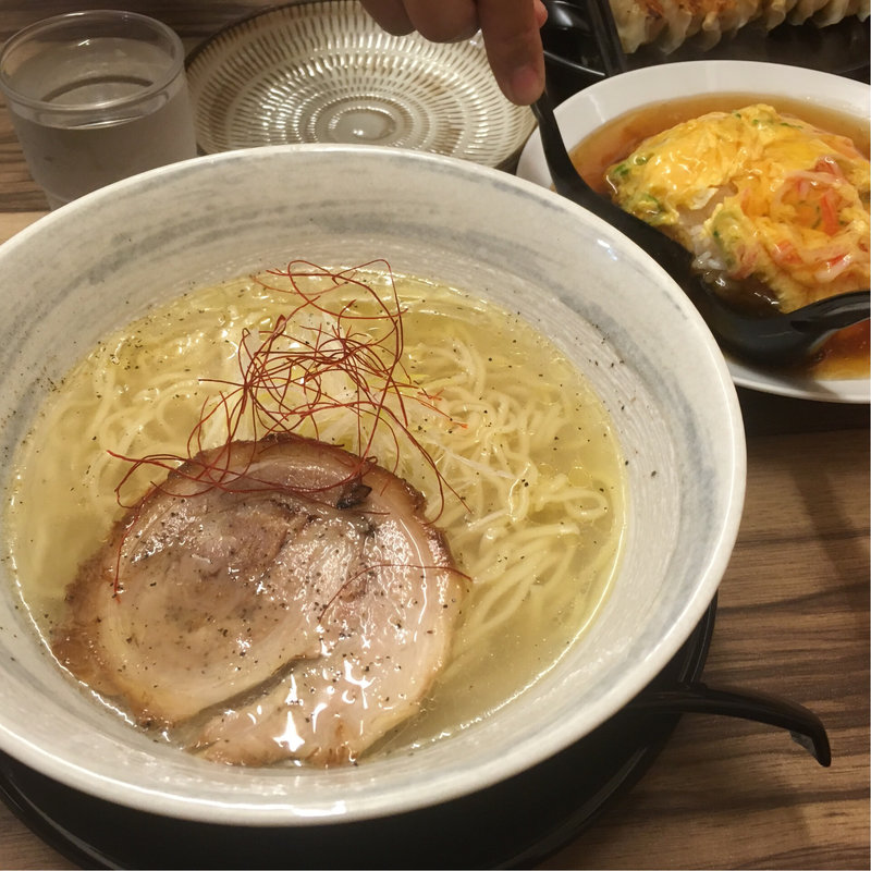 塩ラーメン(羽釜豚骨けんのすけ久山店)