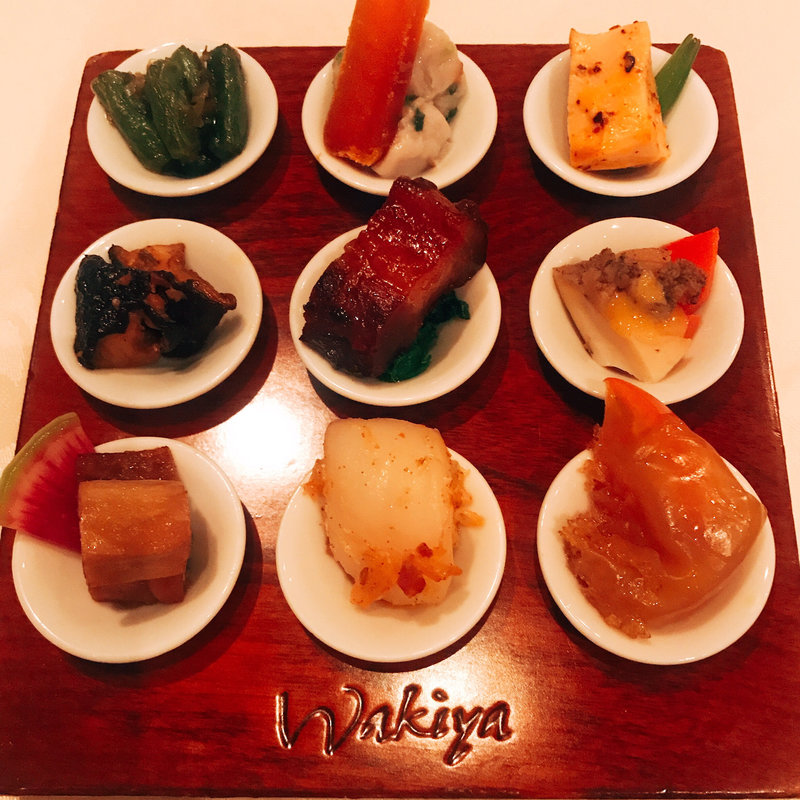 前菜の9種盛り(トゥーランドット游仙境)