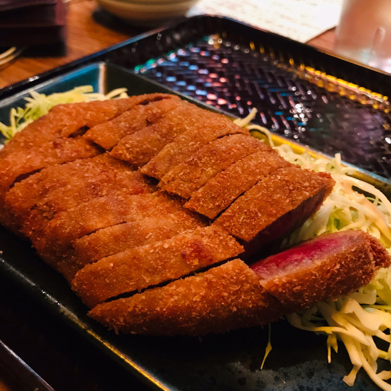 牛かつランチ(Hideout Bar Ombak （オンバ）)