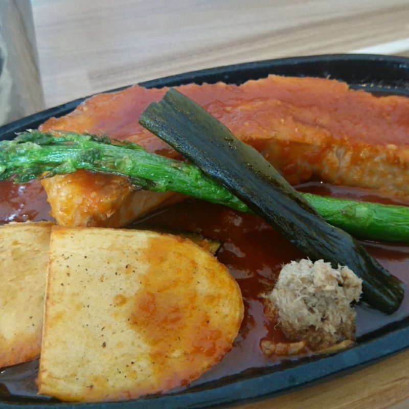 ポークチャップ(バラ肉)(くまのフライパン)