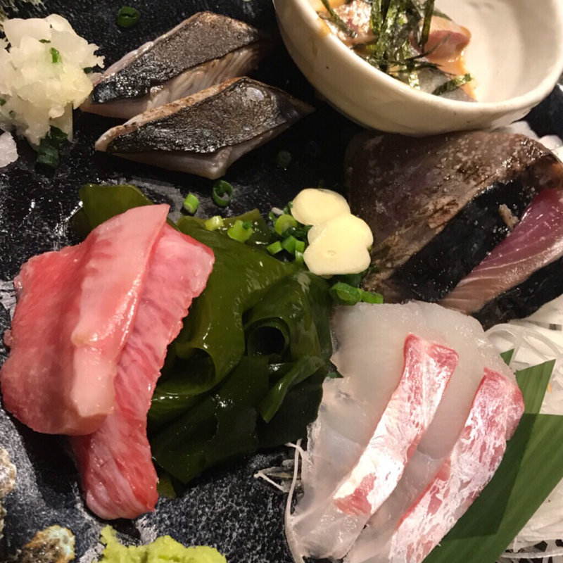 お刺身盛り合わせ(鎮座タキビヤ)