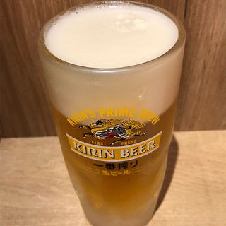 生ビール(餃子製造販売店 南森町いち五郎)