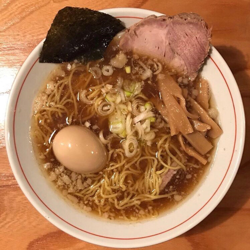 特製中華そば （しょうゆ渡り蟹風味ほんのり）(ダメヤ 薬院店)