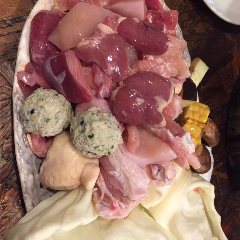 鶏盛り合わせ(マルキン酒店)
