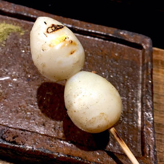てんがらもんのうずら(焼き鳥 松元 西中洲本店)
