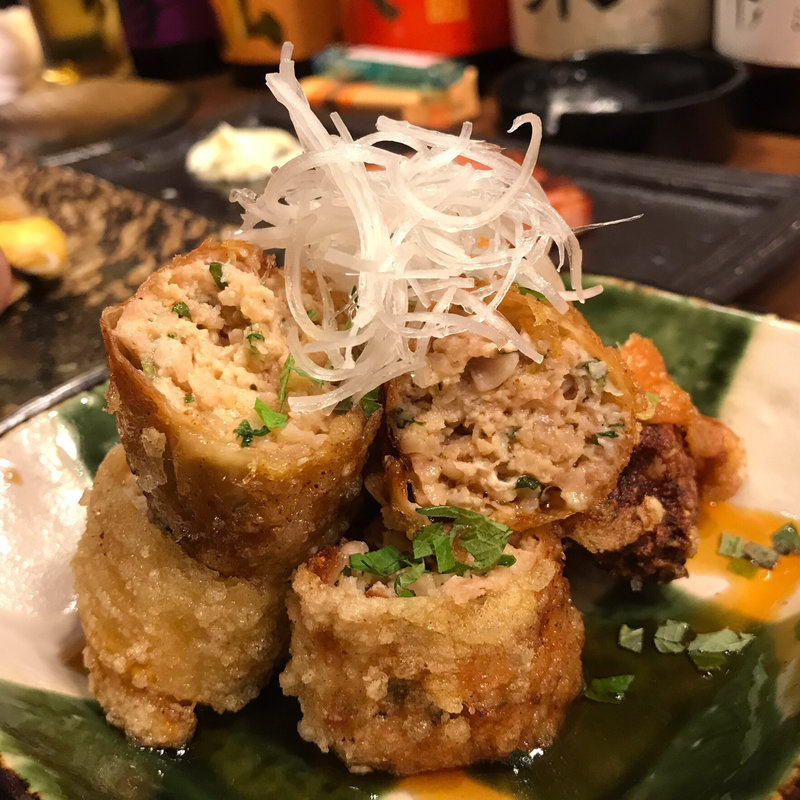 鶏皮つくね揚げ(テッパンダイニング ツヅキ （鉄板dining TUZUKI）)