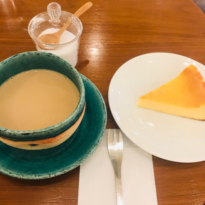 カフェオレケーキセット(Kotona Coffee)