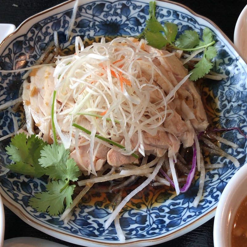 白切鶏定食(健康中華 青蓮 みなとみらい店)