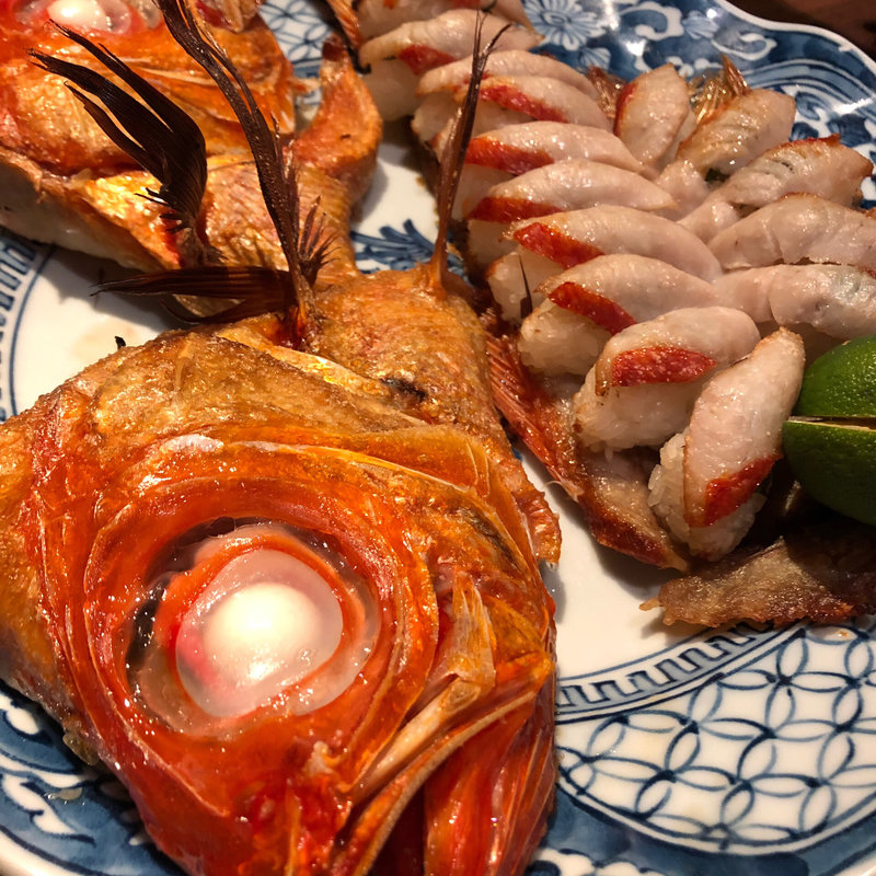 千葉県銚子産金目鯛(歩路庵 中目黒 （ポジアン）)