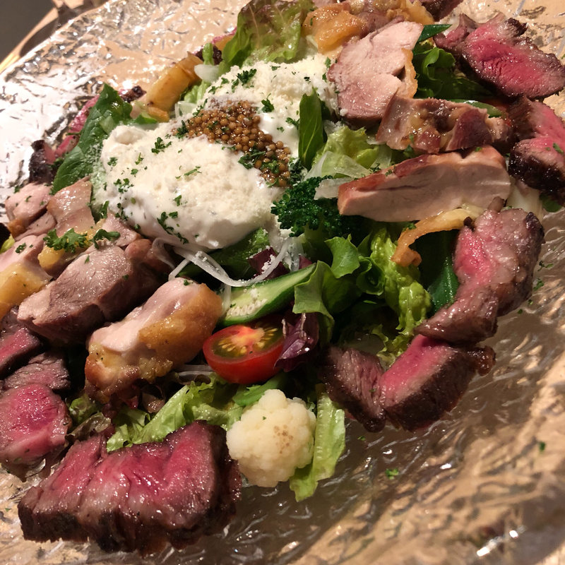 肉サラダ(歩路庵 中目黒 （ポジアン）)
