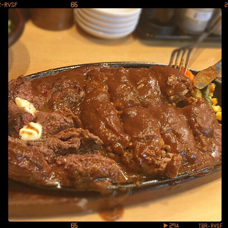 ハンバーグ&ステーキセット(ミスターデンジャー 浅草観音店 )