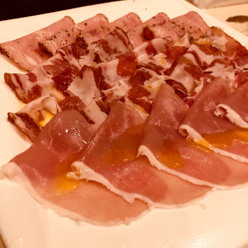 本日の肉前菜3種盛り   女子会コース(Salud FamiliaEbisu （サルーファミリア）)