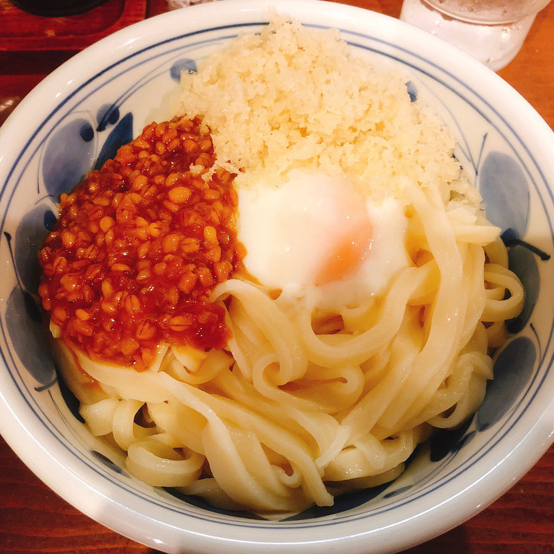 麦みそうどん(讃岐うどん 麺喜やしま 円山町店)
