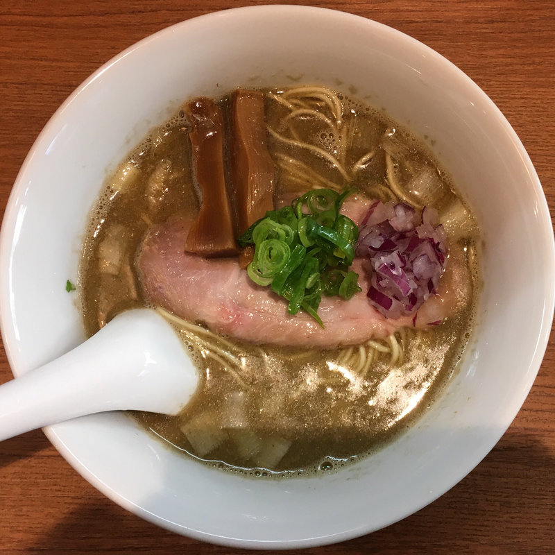 濃厚煮干そば(鶏そば 煮干そば 花山)