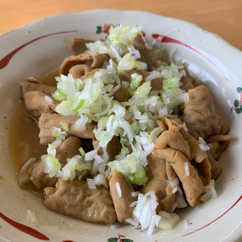 モツ煮(手打ちラーメン　祇園)