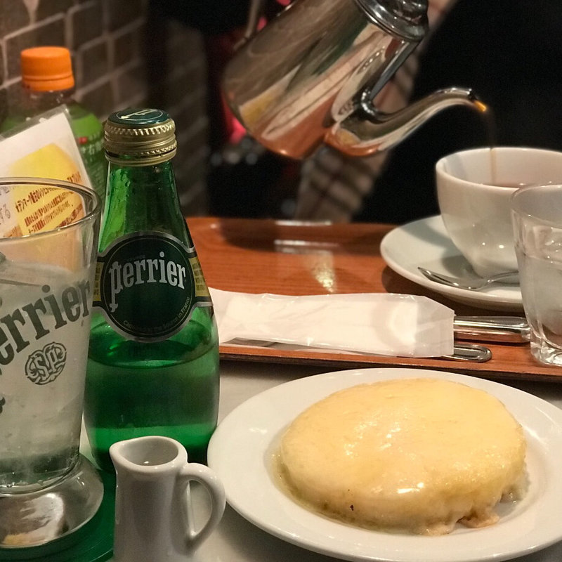 デンマークチーズケーキ ドリンクセット(観音屋 元町本店)