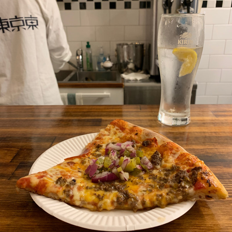 チーズバーガーピザ(yama pizza)