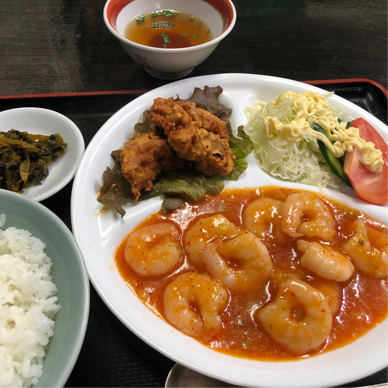 A定食(中華茶屋 梁山泊 （チュウカチャヤリョウザンパク）)