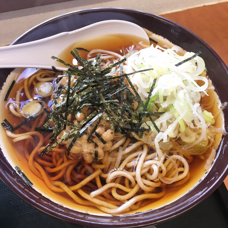 納豆そば(水戸上りそば )