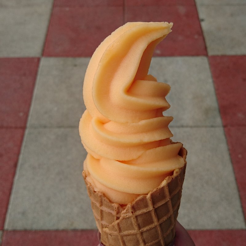 北斗星ソフトクリーム（クインシーメロン）(みわ★ふるさと館 北斗星 )