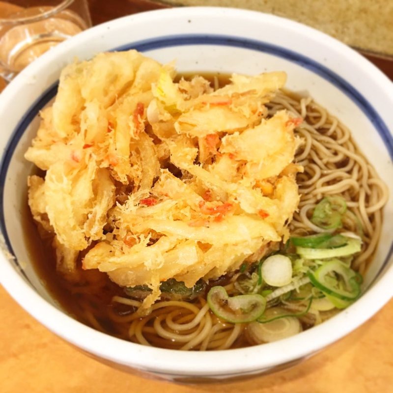 天ぷらそば（かき揚げ）(蕎麦一心たすけ 田町店)