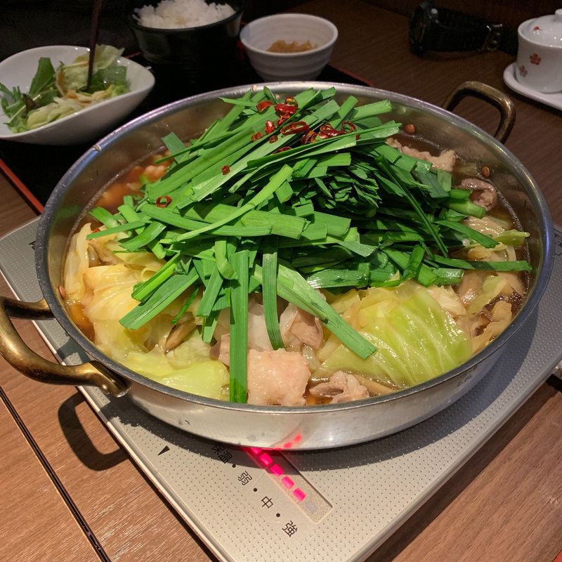 もつ鍋定食 (しょうゆ)(博多もつ鍋 おおやま 博多デイトス店)