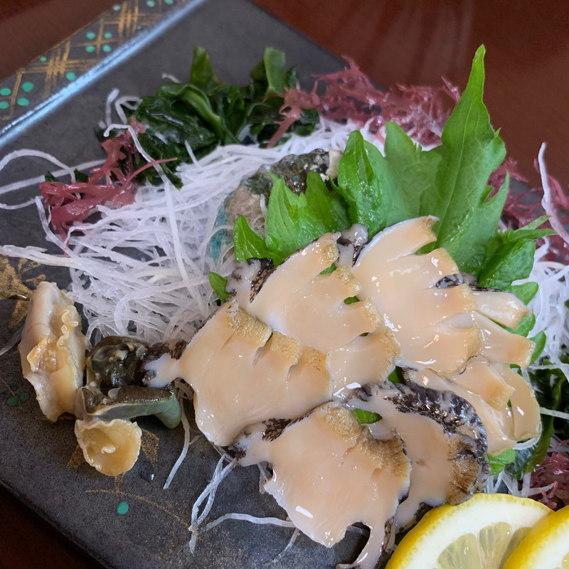 あわびの刺身(玄海 若潮丸 )
