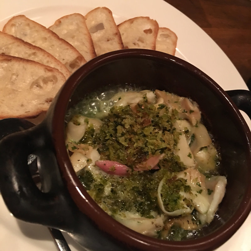 ツブ貝アヒージョ(La Bettola 1965)