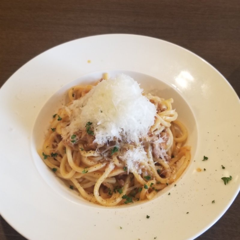 鶏と鴨のボロネーゼ　トマトベース(池袋パスタ研究所

)