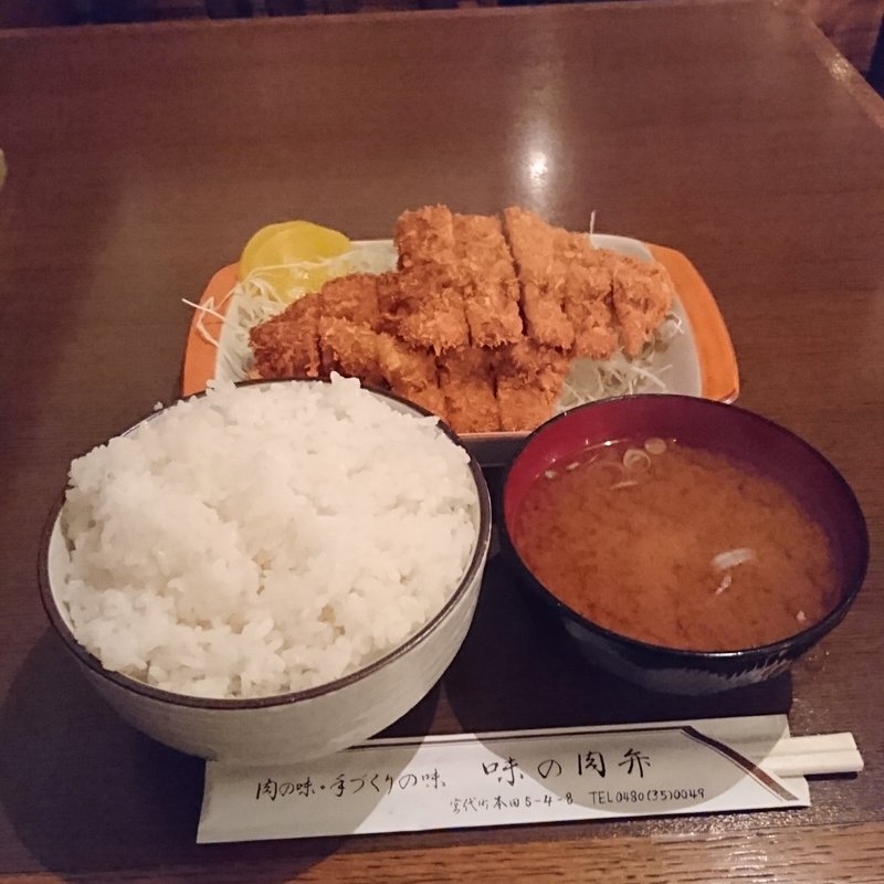 バラカツ定食(肉弁 )