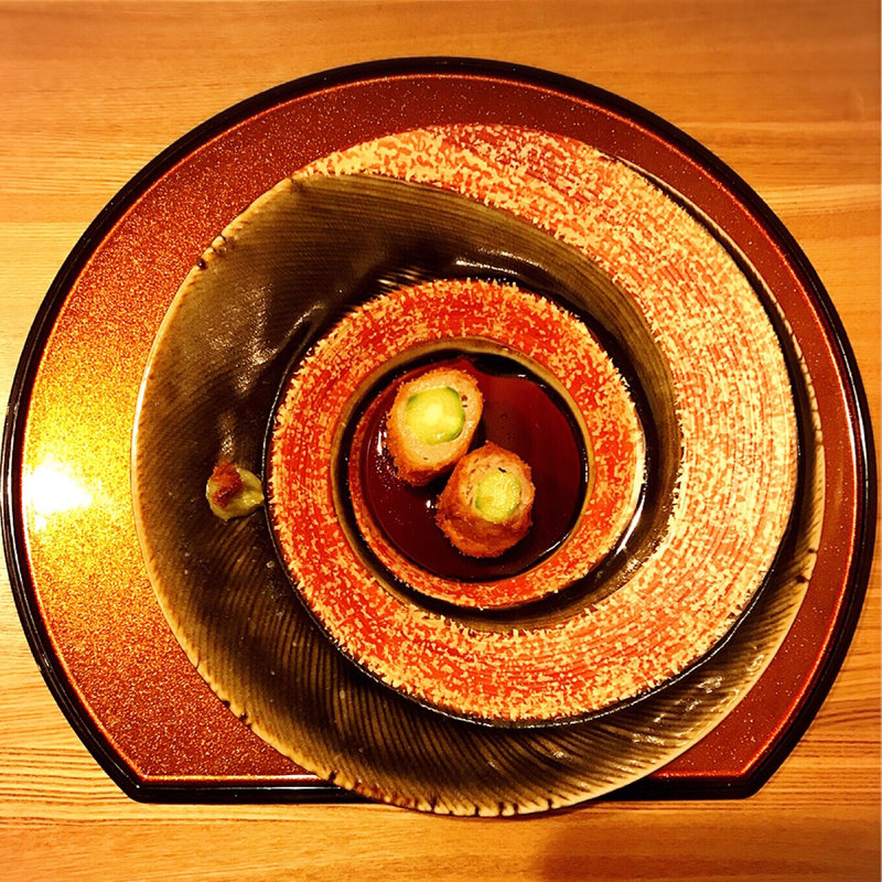 宮城 32度豚と旬菜のフライ 自家製ソース(肉割烹 幹)