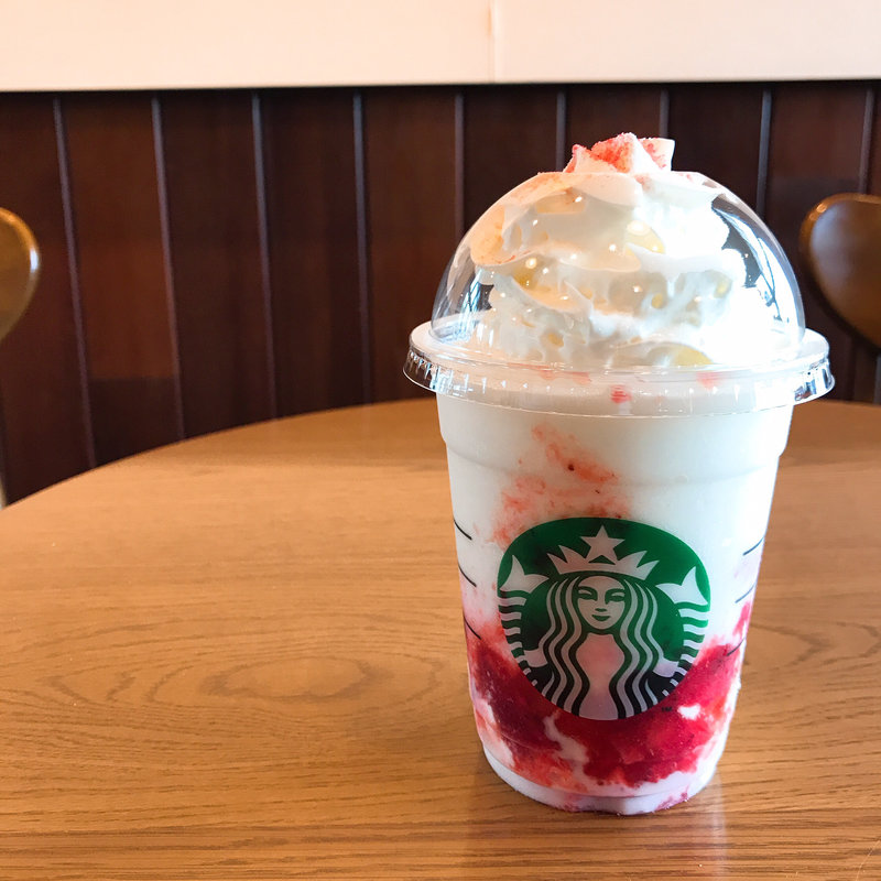 ストロベリーベリーマッチフラペチーノホワイト(スターバックスコーヒー 千葉ニュータウン店)