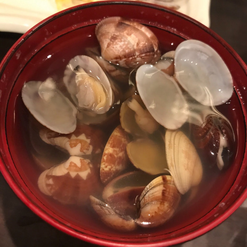 あさりの貝汁(炭火焼鶏 芙美 (FUMI))