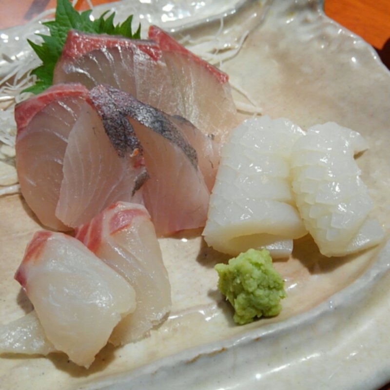 造り3種盛り(カニとサカナの場 Casava)