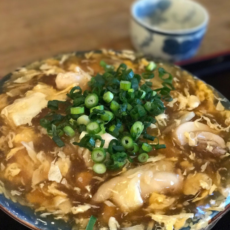 玉子あんかけうどん(うを吉)