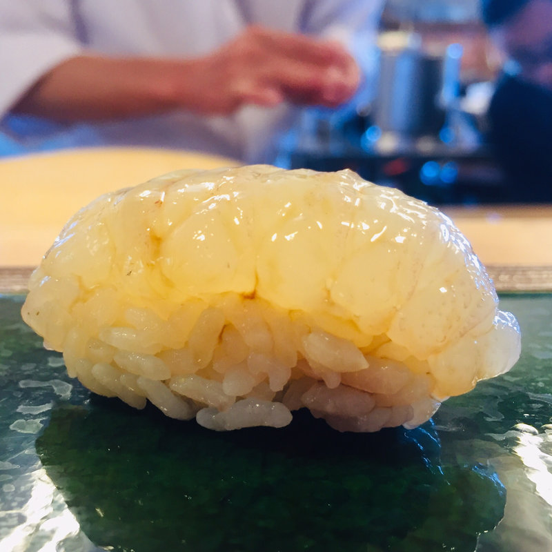 うちわ海老の握り(ゆう心)