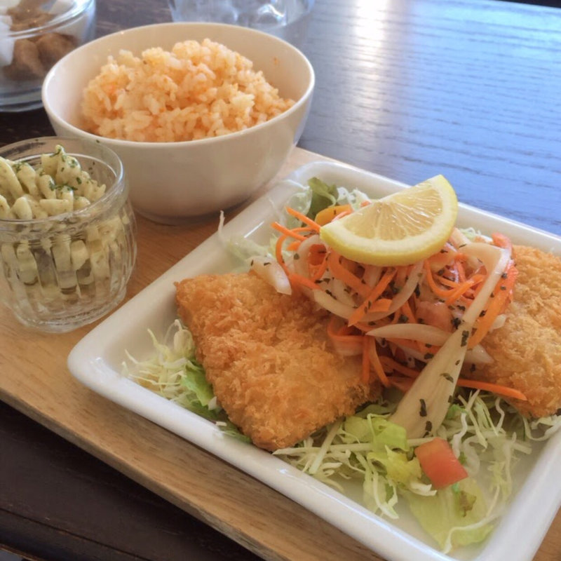 アジフライの野菜ビネガーソースセット(sweets cafe Riche (スイーツカフェ リシェ))