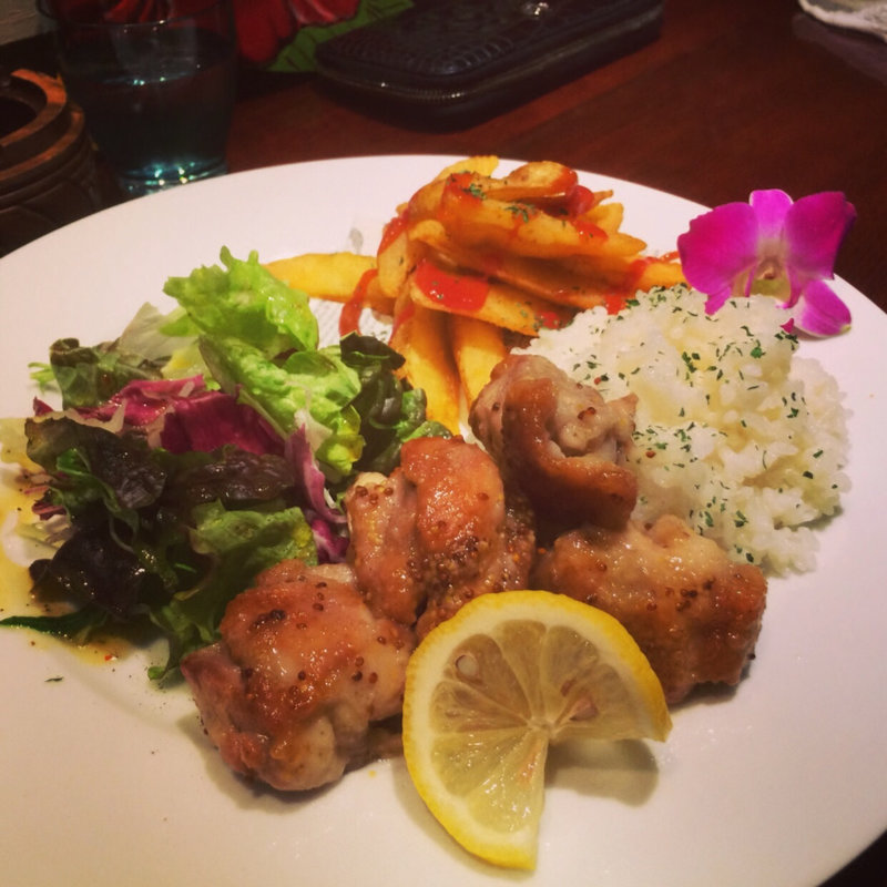 ハニーマスタードチキンプレート(LOCO's DiNER)