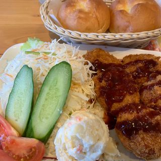 ヒレカツプレート(コメダ珈琲 新浦安店)