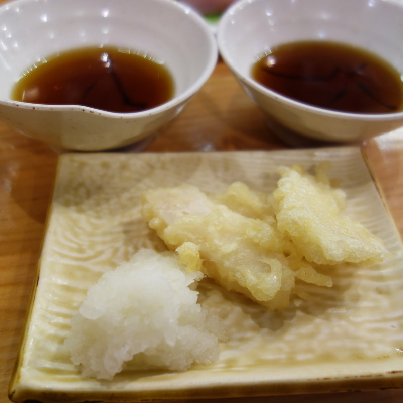 タケノコの天ぷら(海鮮屋台おくまん 姪浜店)