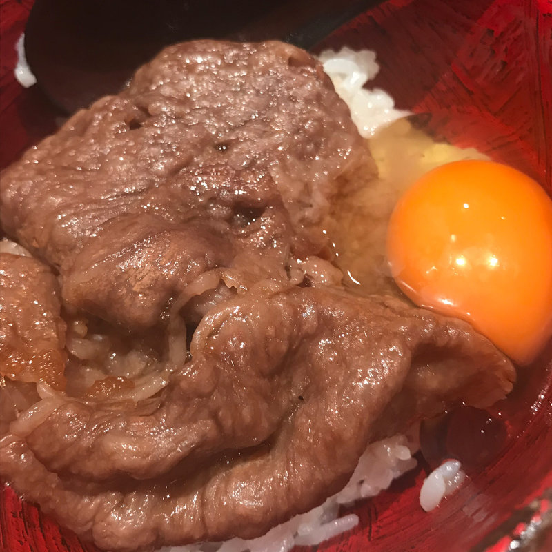 牛すき焼き飯(鳥茂)