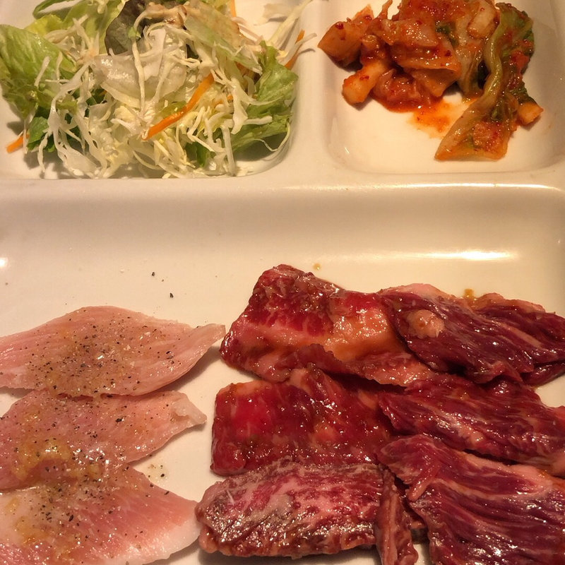 3種盛り(ドラゴンカルビ 横浜ランドマークプラザ店)