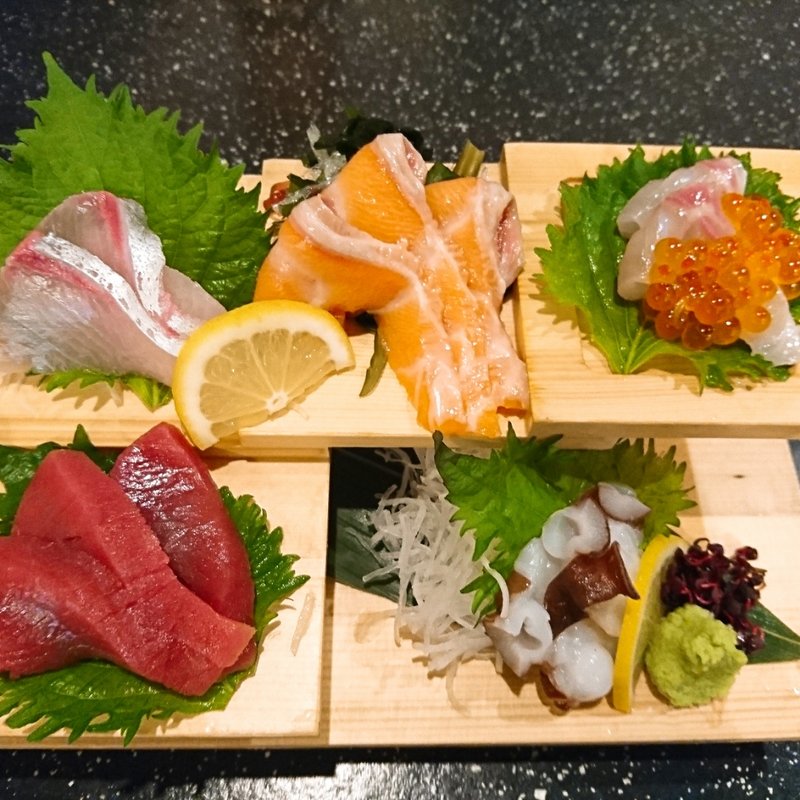 造り盛り合わせ5種(酒和酒和)